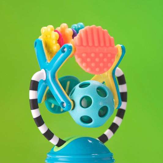 Teethe & Twirl Sensation Station - Juguete con Succión 2 en 1