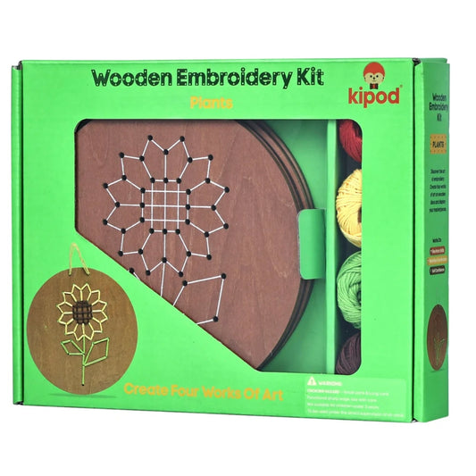 Kit de Bordado de Madera - Plantas