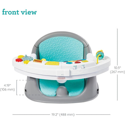 3 en 1 Silla de Comer y Booster con Luces y Sonidos - Turquesa