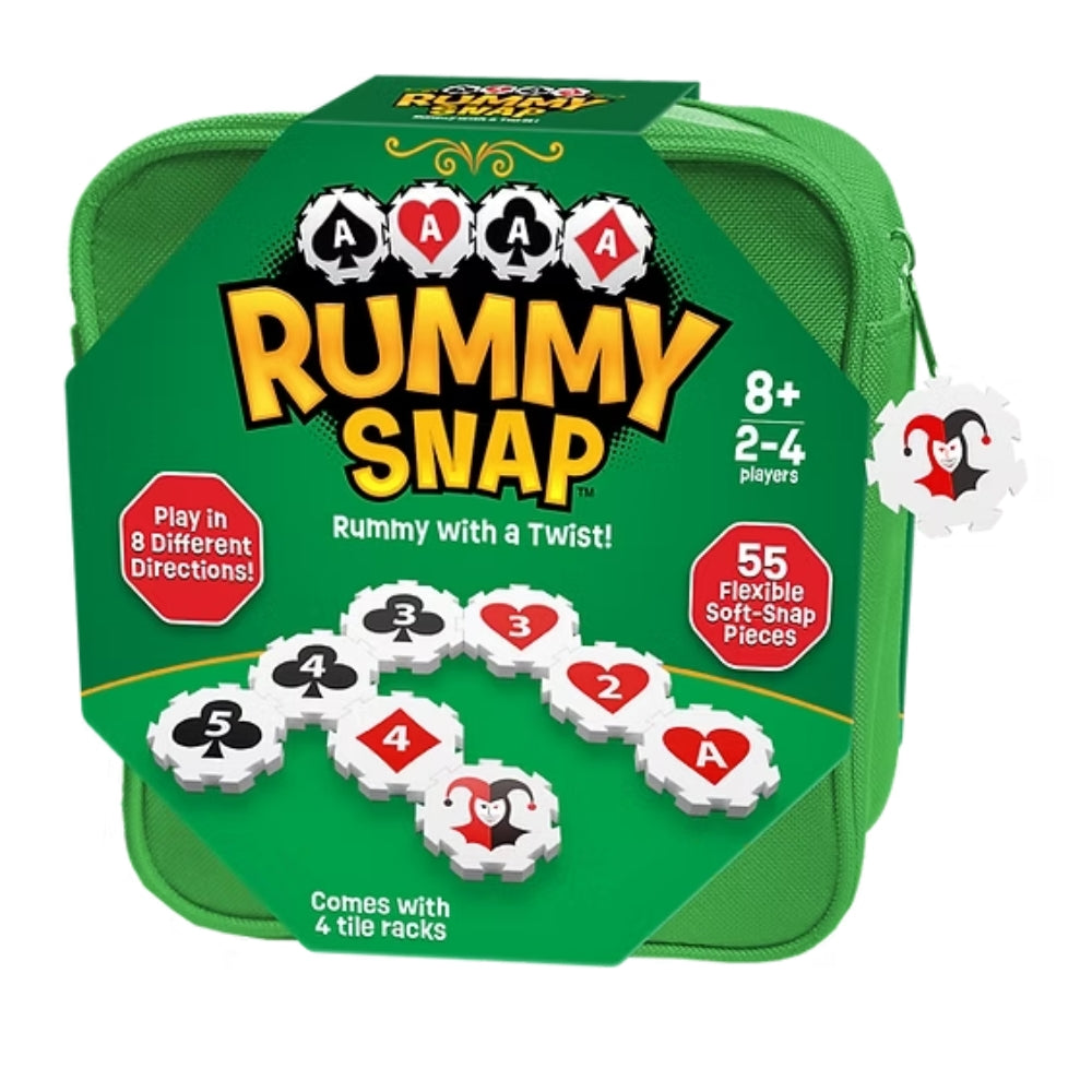 Rummy Snap Zipper Pouch - Juego de Rummy en Bolsita