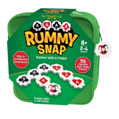 Rummy Snap Zipper Pouch - Juego de Rummy en Bolsita