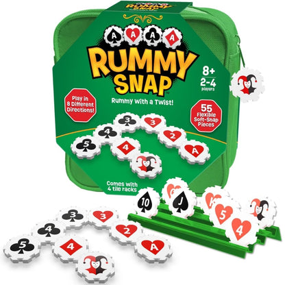 Rummy Snap Zipper Pouch - Juego de Rummy en Bolsita