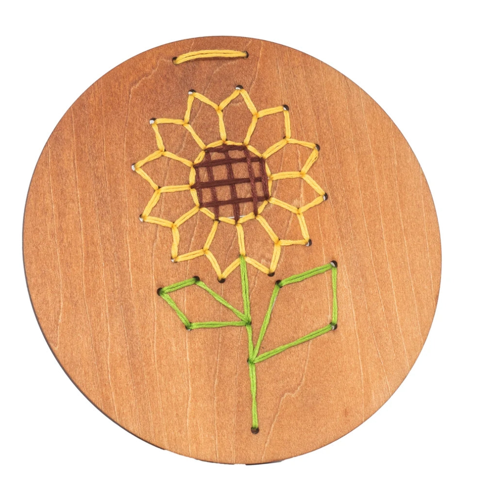 Kit de Bordado de Madera - Plantas