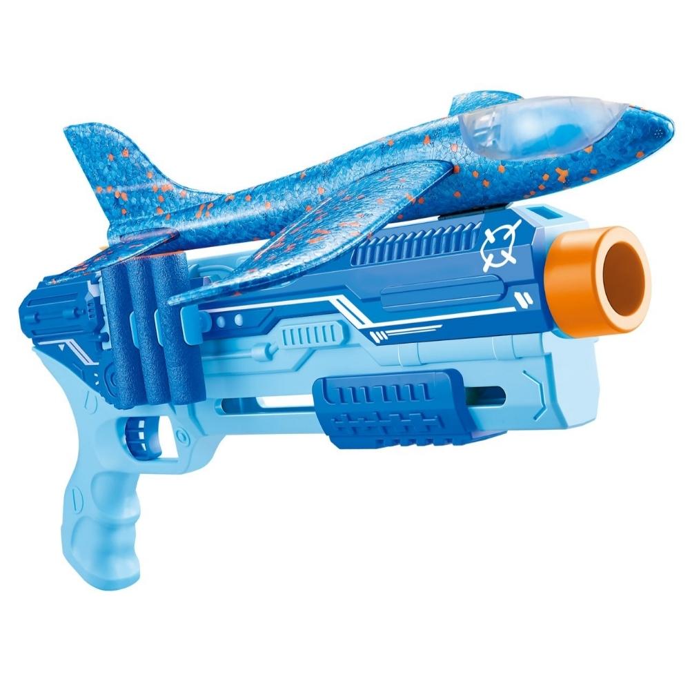 Flying Ace - Pistola de Dardos y Avión LED