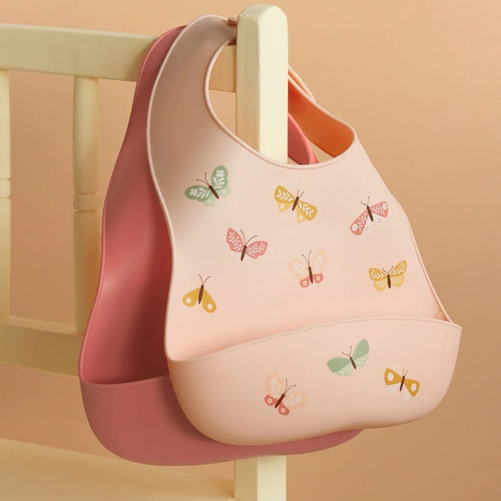 Silicone Bib Set of 2 - Set de 2 Baberos de Silicona