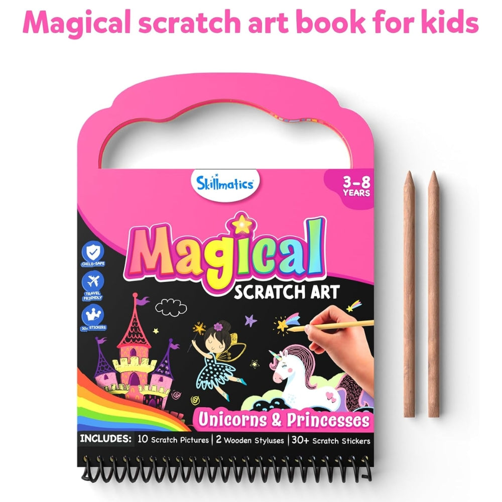 Magical Scratch Art - Amazing Animals Unicorns & Princesses