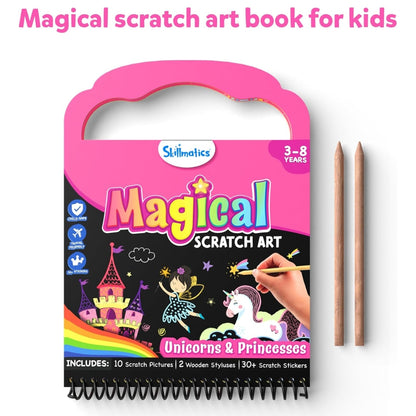 Magical Scratch Art - Amazing Animals Unicorns & Princesses