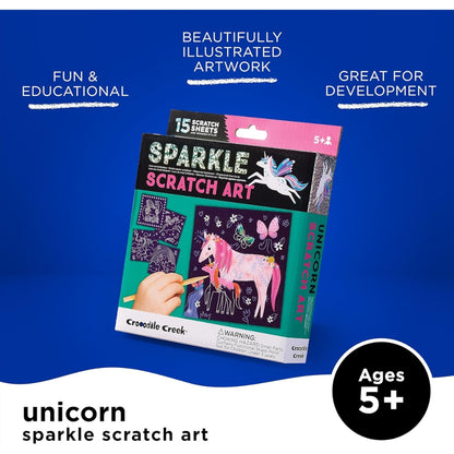 Sparkle Scratch Art/Unicorn