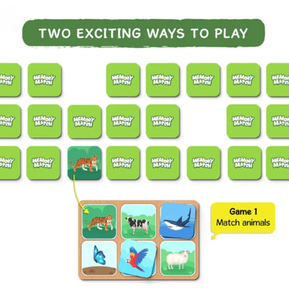 Memory Match - Animal Planet - Juego de Mesa