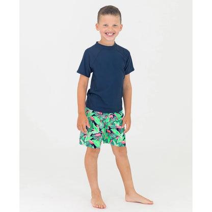 Vestido de Baño de Niño Palmeras / Flamingo Frenzy