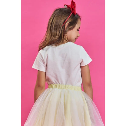 Camisa Manga Corta Blanca Nieves