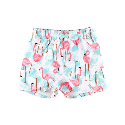 Vestido de Baño Niño Flamingos / Flamenco / Vibrant Flamingo Swim Trunks