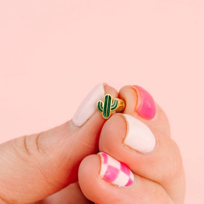 Aretes Cactus (Cubiertos 18K)