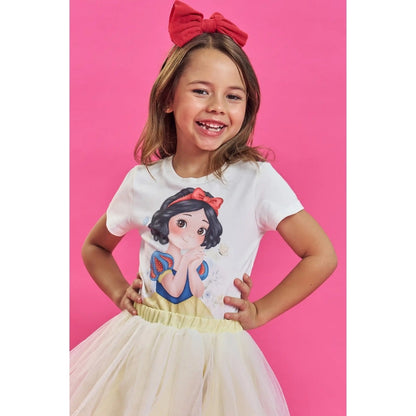 Camisa Manga Corta Blanca Nieves