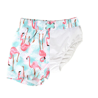 Vestido de Baño Niño Flamingos / Flamenco / Vibrant Flamingo Swim Trunks