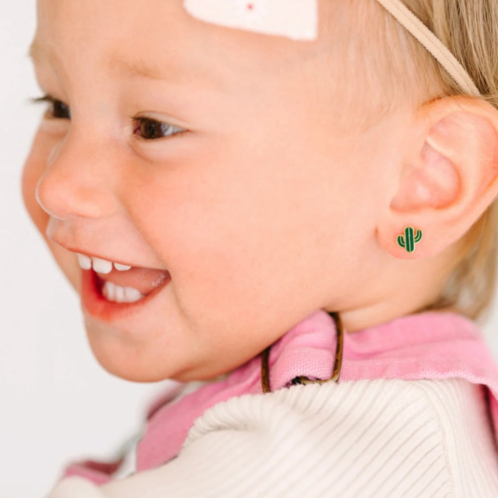 Aretes Cactus (Cubiertos 18K)