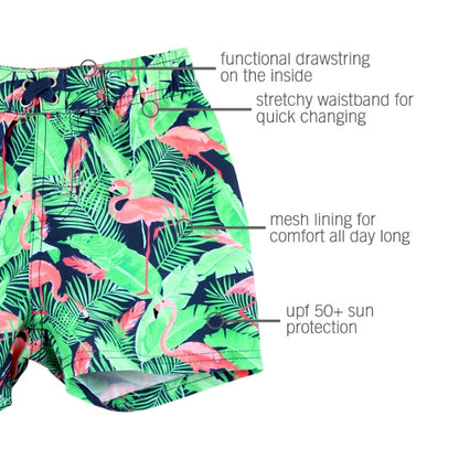 Vestido de Baño de Niño Palmeras / Flamingo Frenzy