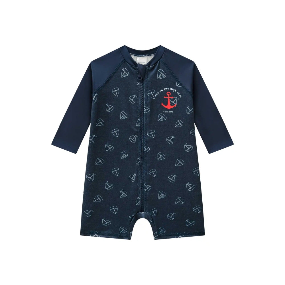 Vestido de Baño Manga Larga Una Pieza