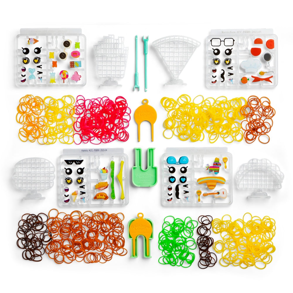 Rainbow Loom - Loomies™ FOOD, 4 pack