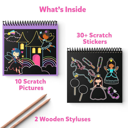 Magical Scratch Art - Amazing Animals Unicorns & Princesses