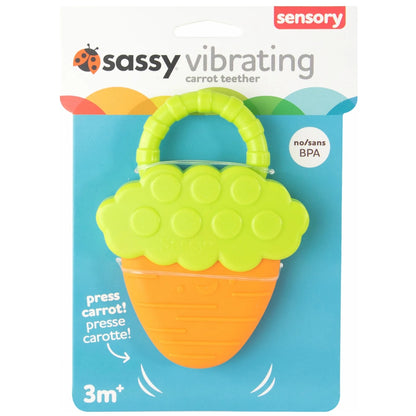 Vibrating Carrot Teether - Mordedor de Zanahora con Vibracion - 3m+