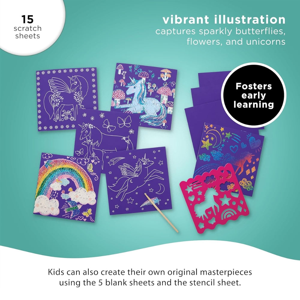 Sparkle Scratch Art/Unicorn