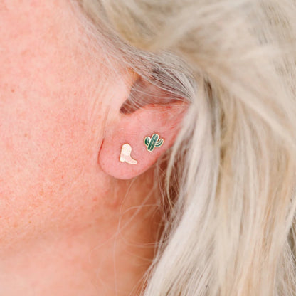 Aretes Cactus (Cubiertos 18K)