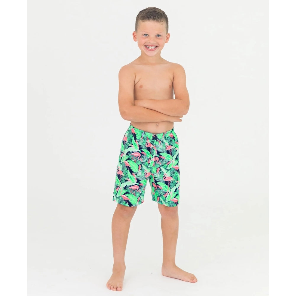 Vestido de Baño de Niño Palmeras / Flamingo Frenzy