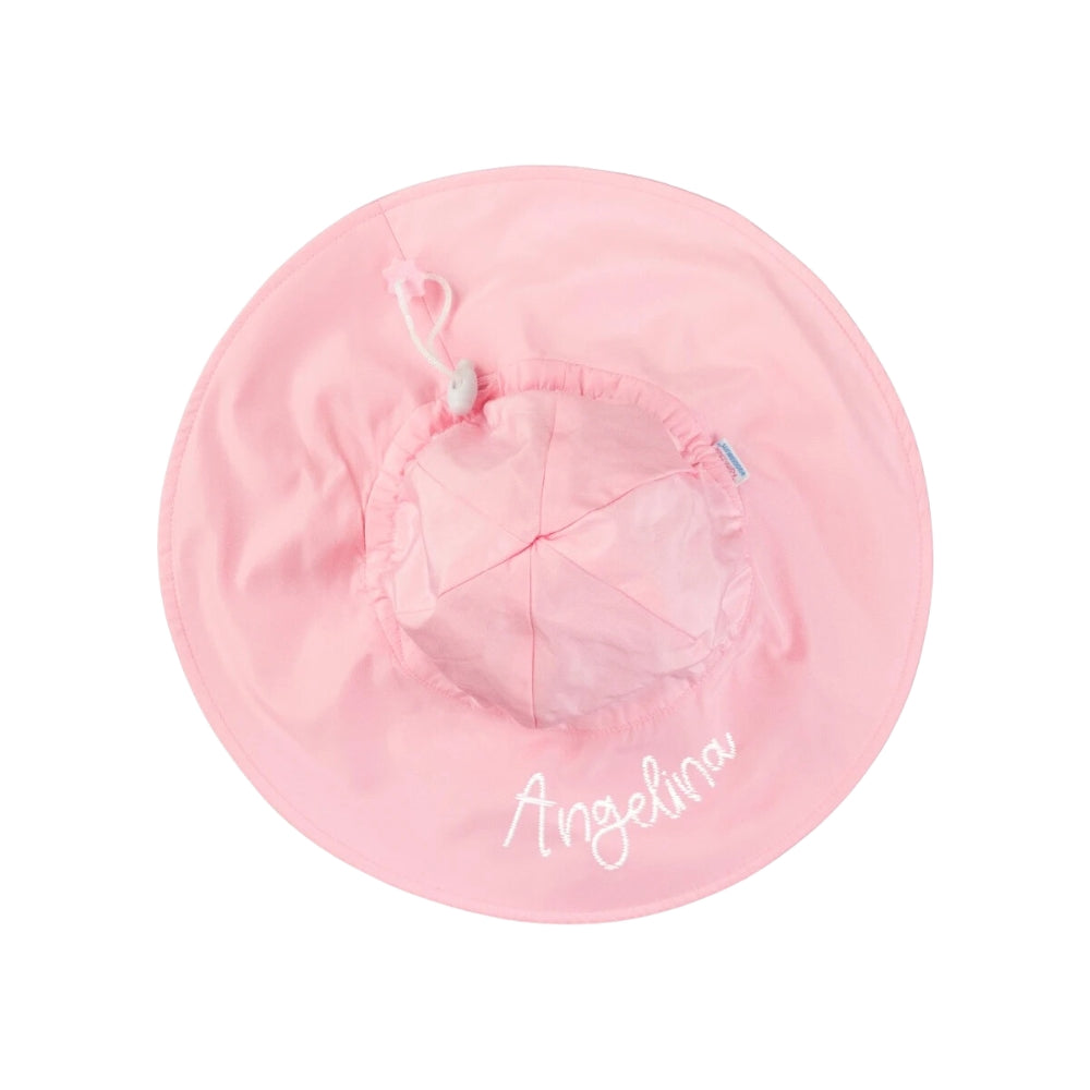 Sombrero Ajustable Rosado con Proteccion Solar