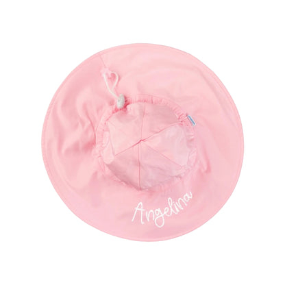 Sombrero Ajustable Rosado con Proteccion Solar