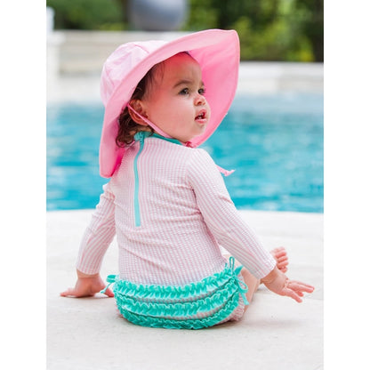 Sombrero Ajustable Rosado con Proteccion Solar