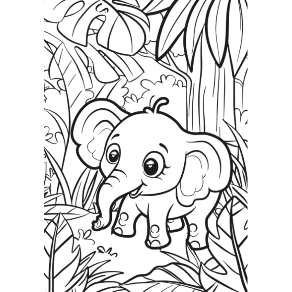 Animal Kingdom XXL Coloring Book - Libro de Pintar XXL Reino Animal