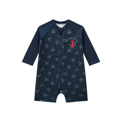 Vestido de Baño Manga Larga Una Pieza