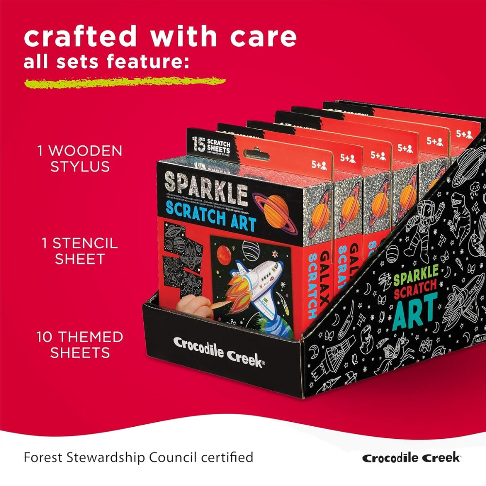 Sparkle Scratch Art/Unicorn