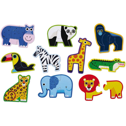 Let's Begin 2-Piece Puzzle - Jungle