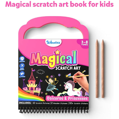 Magical Scratch Art - Amazing Animals Unicorns & Princesses