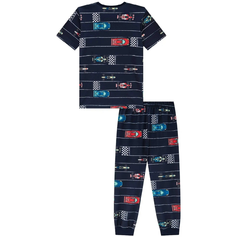 Pijama de Carritos Manga Corta