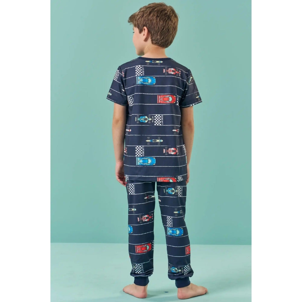 Pijama de Carritos Manga Corta
