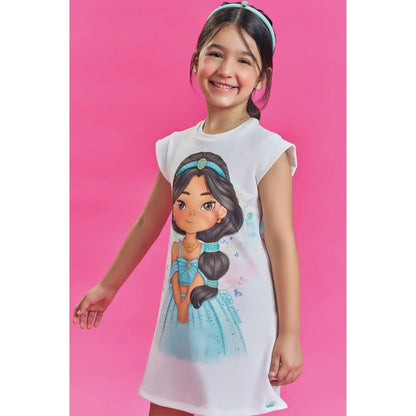 Vestido / Pijama Manga Corta - Jazmín