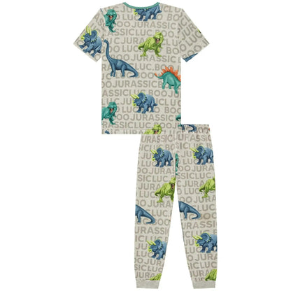 Pijama de 2 Piezas Manga Corta Dinosaurio