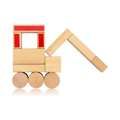 Expression Wooden Blocks - Bloques de Madera de Emociones / Expresiones