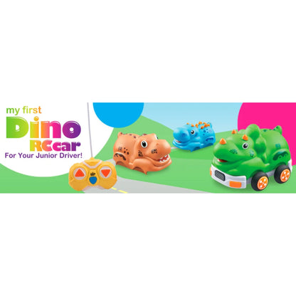 My First Dino RC Car - Mi Primer Carro de Control Remotos de Dinosaurio (3 en 1)