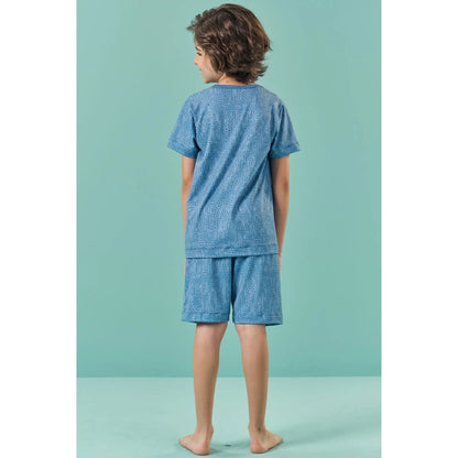 Pijama de 2 Piezas Manga Corta y Short Gamer