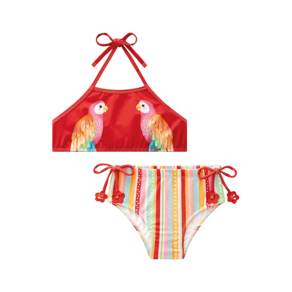 Bikini Rojo Tropical