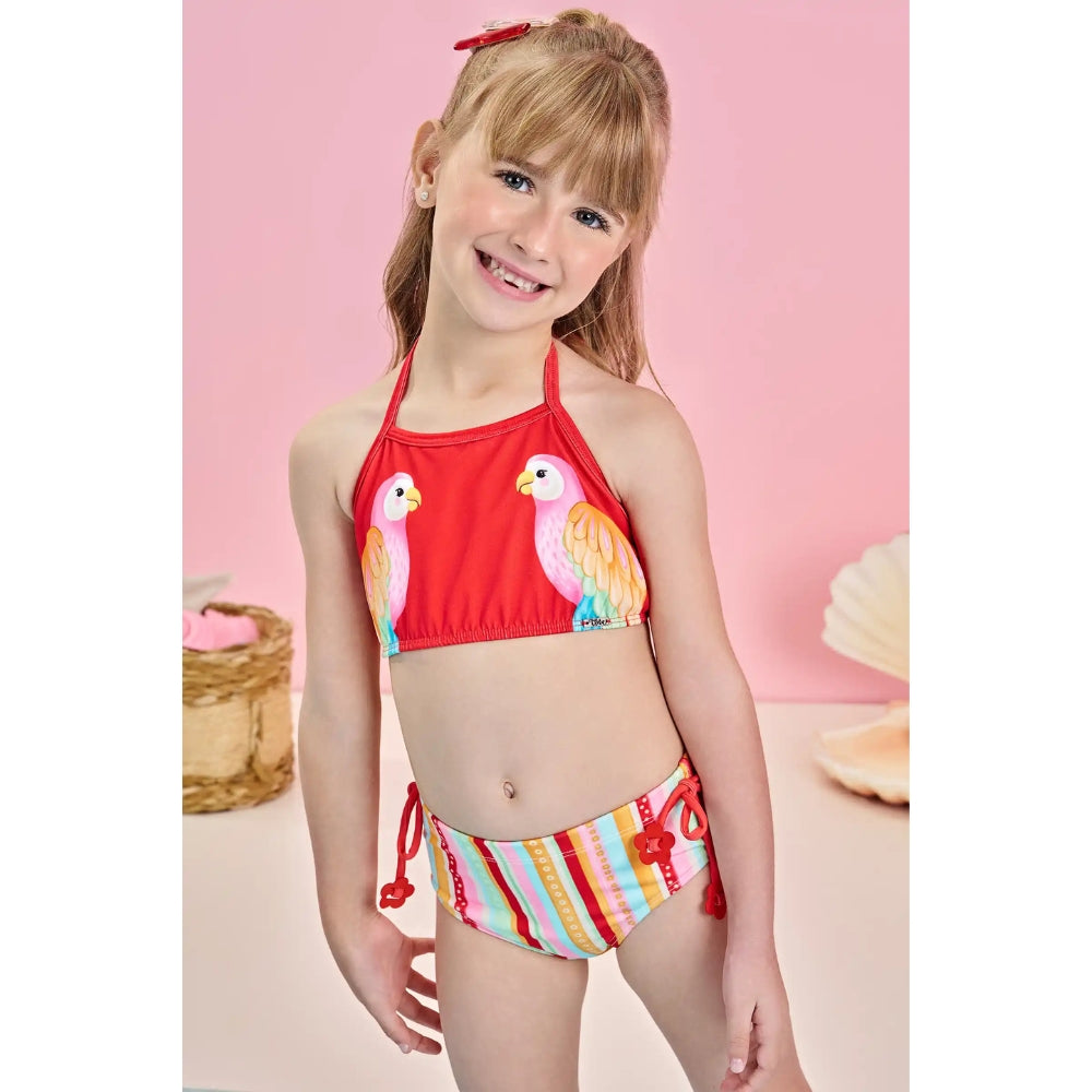Bikini Rojo Tropical
