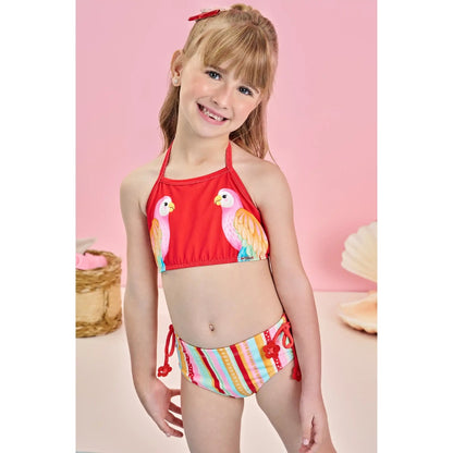 Bikini Rojo Tropical