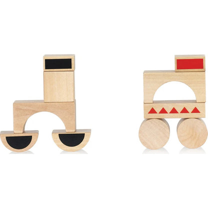 Expression Wooden Blocks - Bloques de Madera de Emociones / Expresiones
