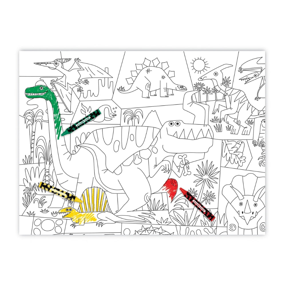 Coloring Art Set/Dino World - Set de Pintar Dinos