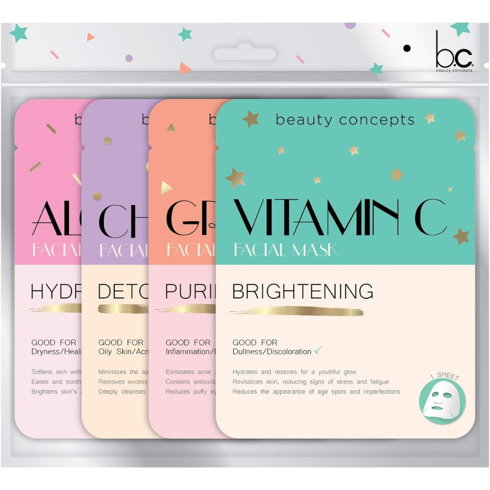 Set de 4 Mascarillas Beaty Concept