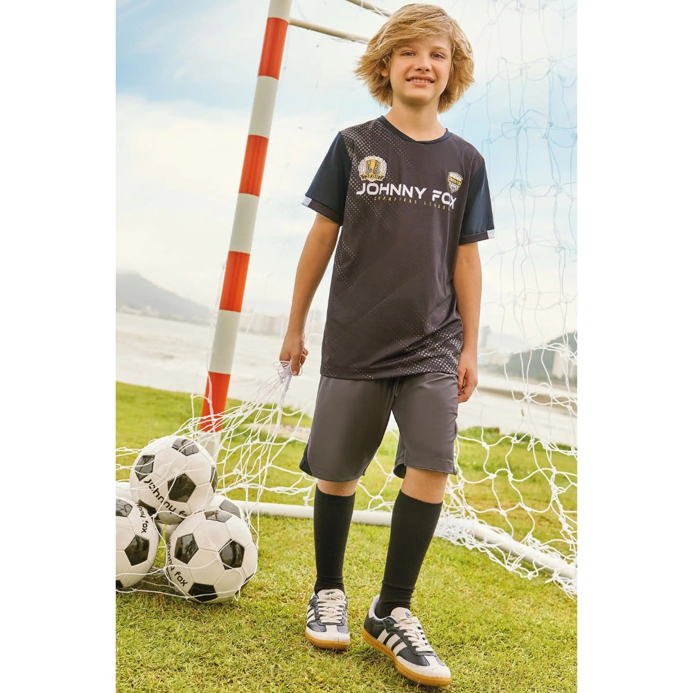 Short de Soccer Negro